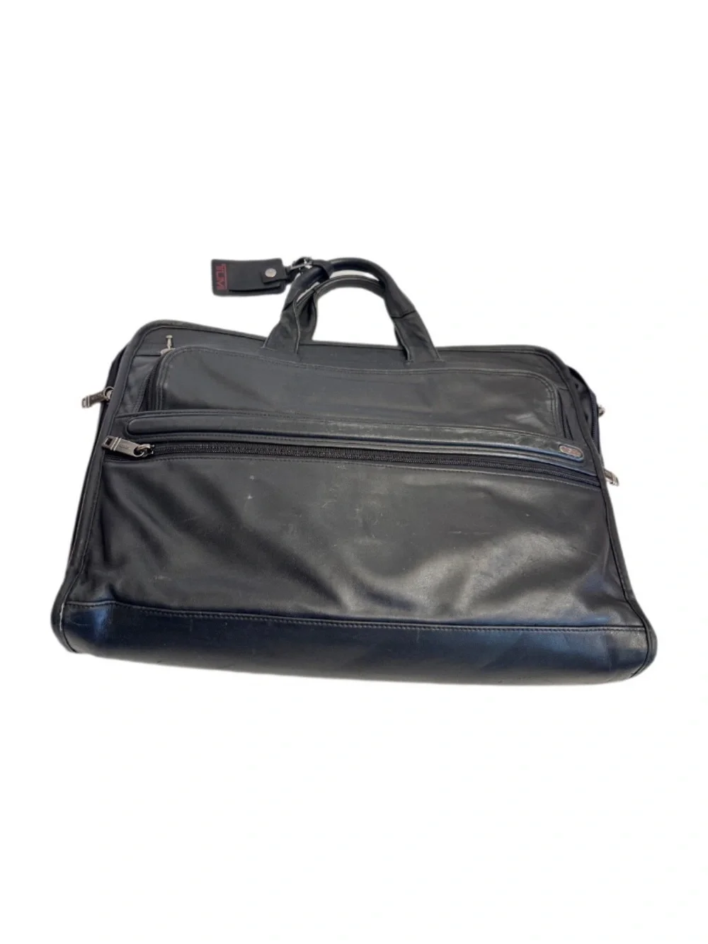 Tumi Leather Organizer Computer Brief Case 12